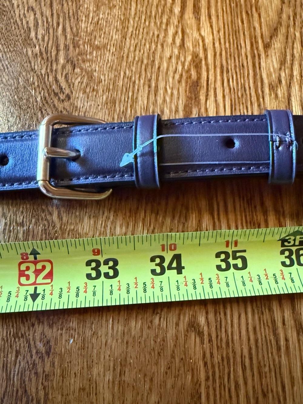 Coach Leather Strap with Gold Hardware - Picture 4 of 5